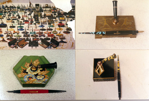 PHOTOS OF STAN PHIFFER's DESK SET COLLECTION